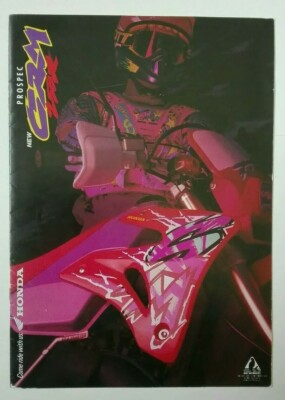Honda CRM 250 R de 1994 Japanese Prospectus Catalogue Brochure