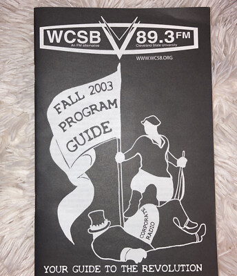 WCSB 89.3 FM Radio Cleveland State University 2003 Program Guide Rock Metal Punk