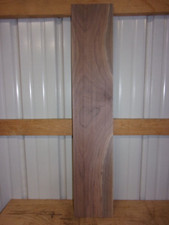 1 PC WALNUT LUMBER WOOD KILN DRIED BOARD 40"X 7 9/16"X 1" LOT 629L CLEAR