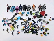 halo mega bloks figures And MASSIVE ACCESSORIES lot Mega Construx 