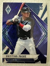 2021 Panini Chronicles Blue Velocity Prizm RC Phoenix Cristian Pache Braves