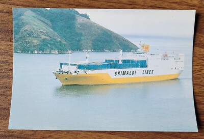 Grimaldi Lines, m.v. Repubblica Di Genova Postkarte