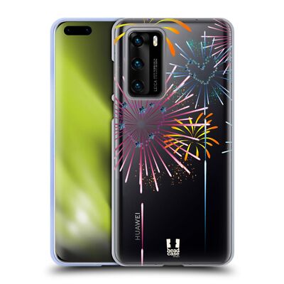 HEAD CASE DESIGNS FIREWORKS EXPLOSION SOFT GEL CASE FOR HUAWEI PHONES 4
