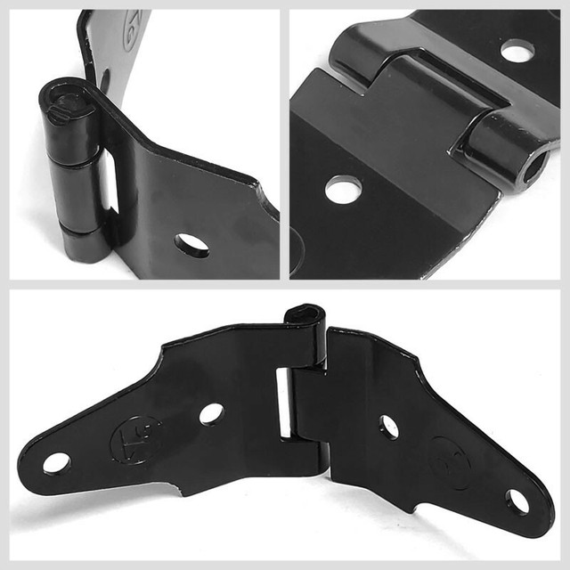 Black Transglobal Roll Center 2" Width Hinge For Freight Trailer Roll