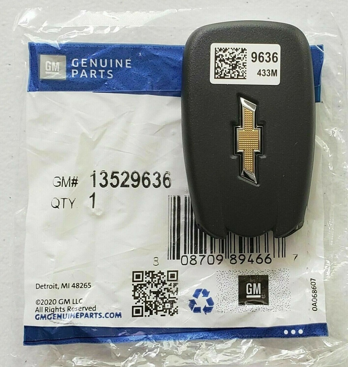 2018-2021 Chevrolet Keyless Remote Entry Key Fob Transmitter 