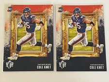 2020 Chronicles Cole Kmet RC *2 Card Lot* GK-28 Chicago Bears