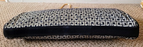 AUTHENTISCHE GIVENCHY VINTAGE KETTENRIEMEN MONOGRAMM LEINWAND SCHULTERTASCHE GEBRAUCHT - Bild 5 von 16