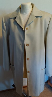 Damenblazer, Gr. 40, beige, klassisch, Polyester