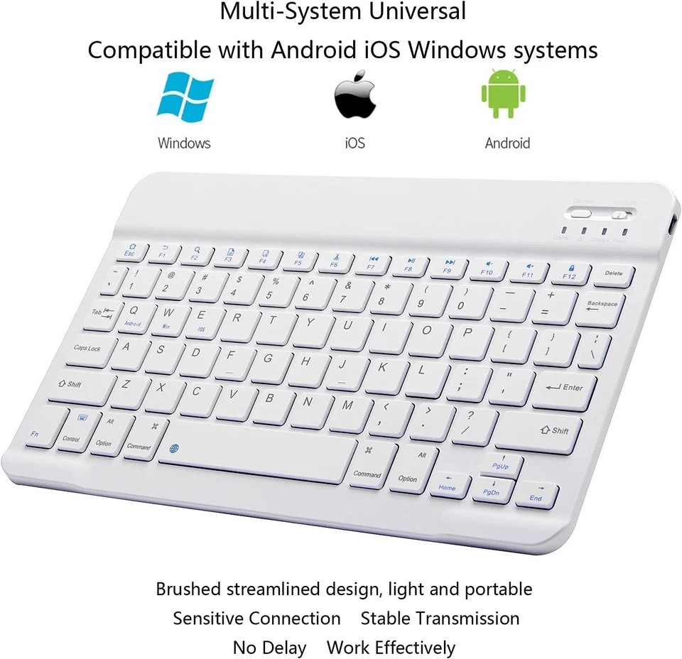 Ultrathin wireless bluetooth keyboard for IOS, Android, Windows - Image 3 of 4