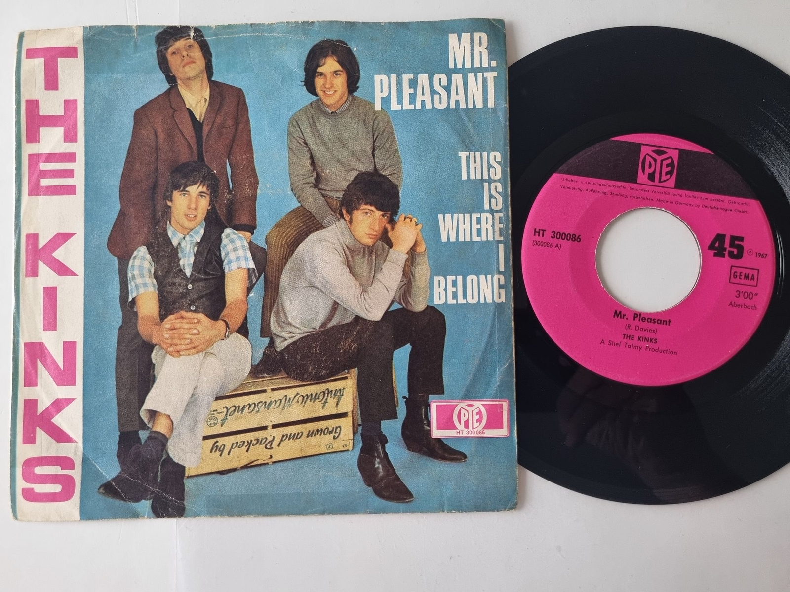 The Kinks - Mr. Pleasant 7'' Vinyl Germany/ READ FOR CONDITION!
