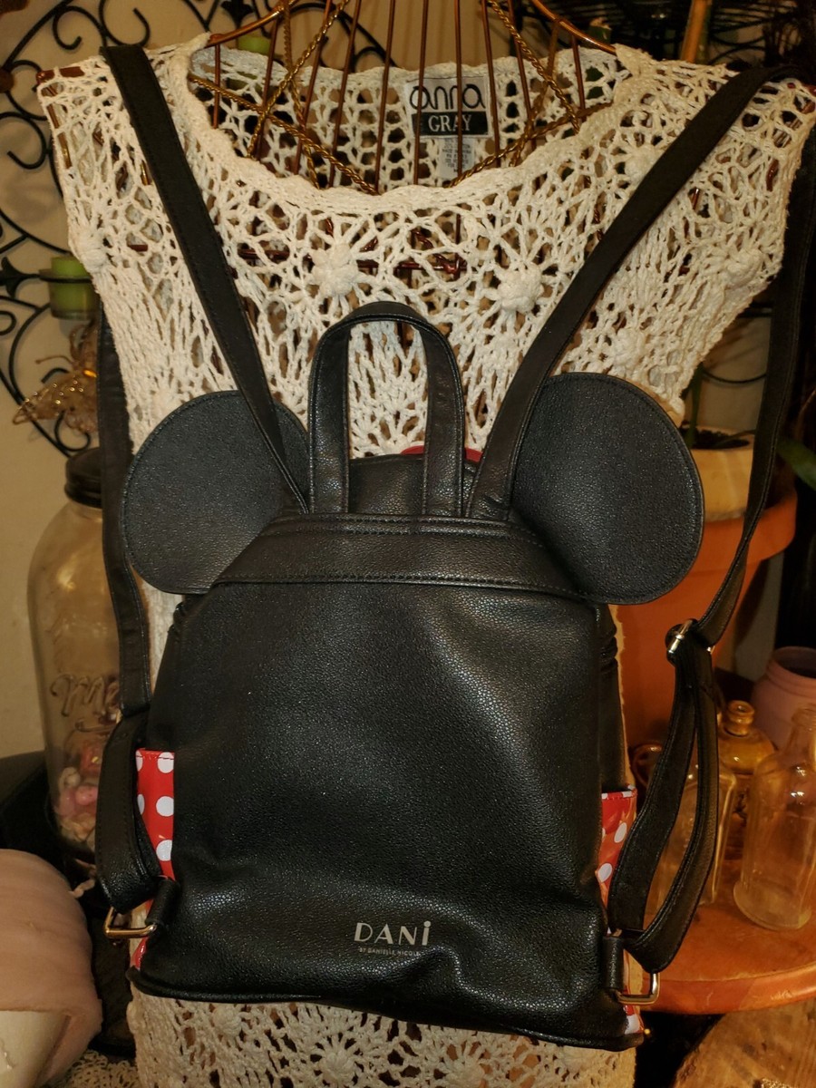 Disney‎ Dani by Danielle Nicole Minnie Mouse Quilted Backpack Purse Bag Danielle Nicole | Bags | Nwt Dani Quilted Black Disneys  main image 2