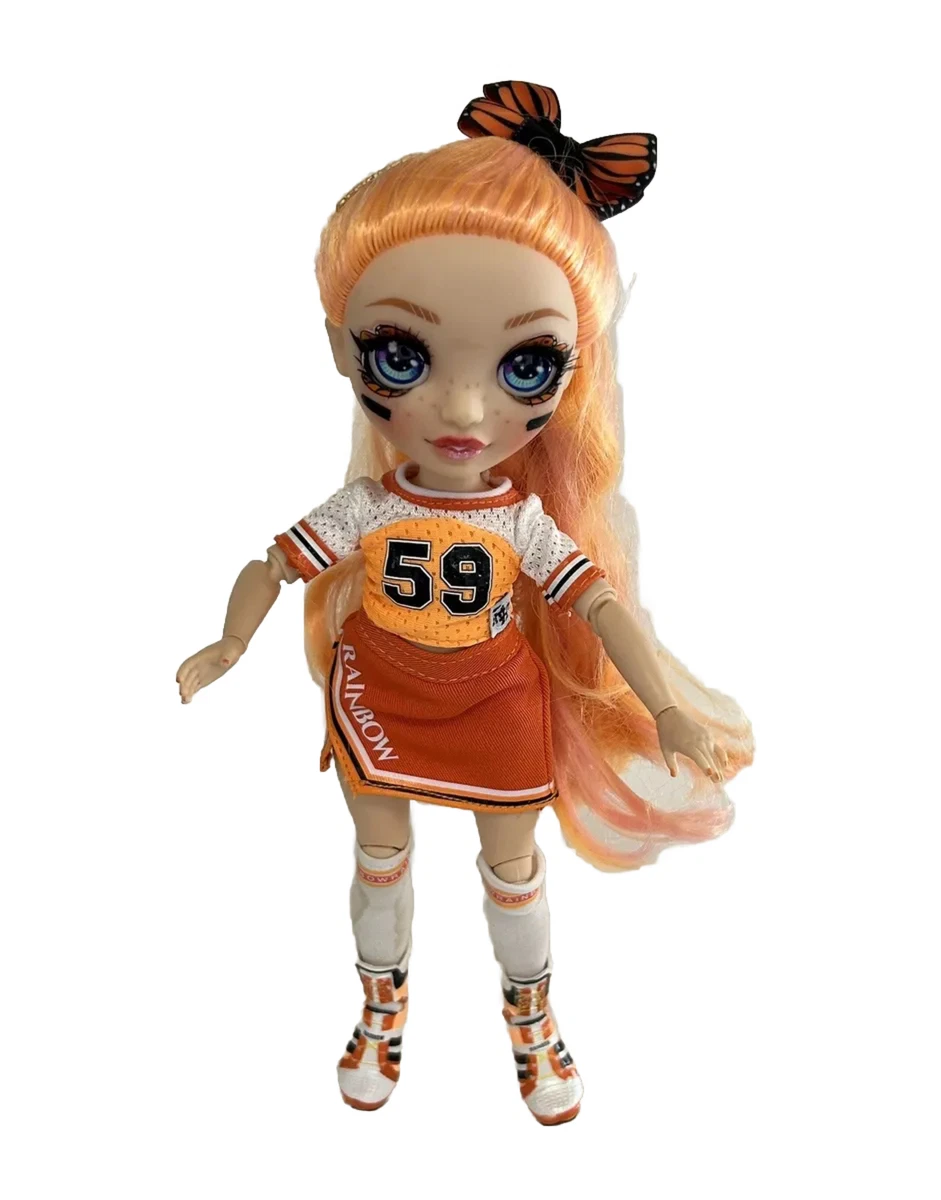 Adorable Poppy Rowan Rainbow High Doll in Original Cheerleader Outfit MGA  Toy