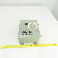 Hammond 10" x 8" x 4" Electrical Enclosure W/Backplate & Switches 600V