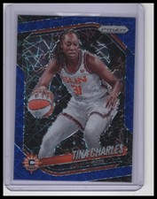 2025 Panini Prizm WNBA #3 Tina Charles Blue Velocity Prizms