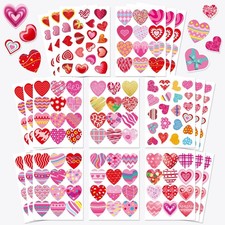 336 PCS Valentines Stickers, Valentines Heart Stickers for Kids Valentines Da...