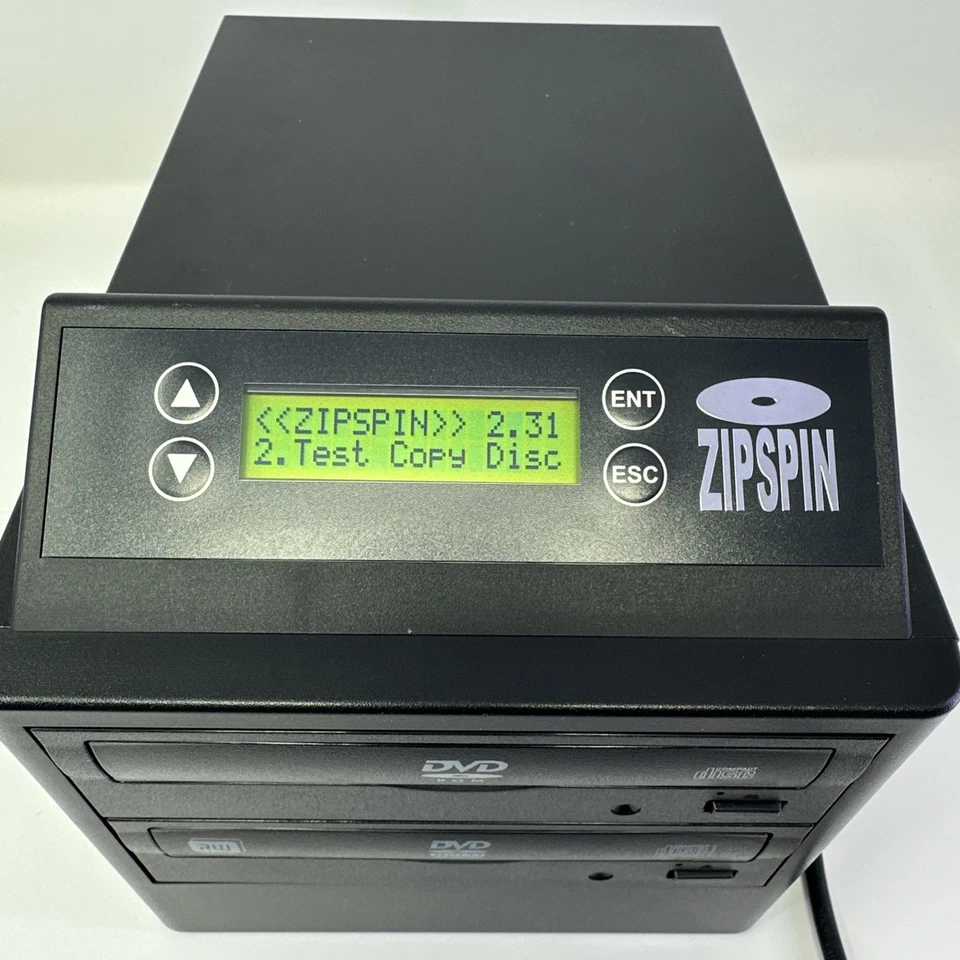 Zipspin CD/DVD Duplicator DVD Copier CD Burner DVD-121-PRO WM-DC With Plug - Image 2 of 4
