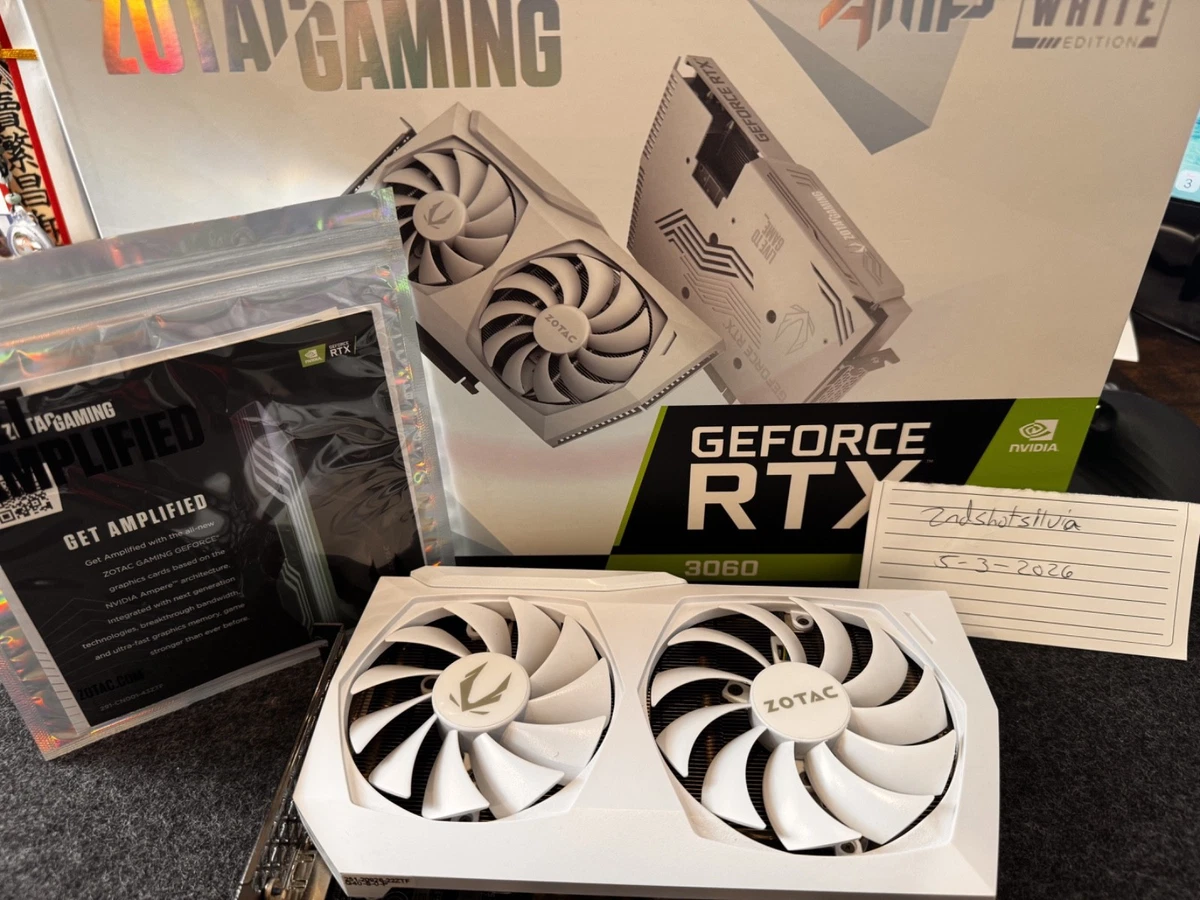 ZOTAC NVIDIA GeForce RTX 3060 12GB GDDR6 Computer Graphics Cards