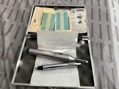 King Brinell Deep Reading Microscope 10x Hardness Testing Scope