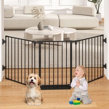 29.4-78" Extra Wide Baby Gate, Long Dog Gates Indoor for Doorways Stairs, Ess...