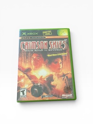 Crimson Skies High Road To Revenge Xbox Original CIB Complete Tested w/ Manual
