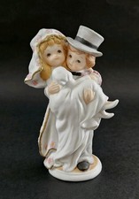 Vintage 1987 Lefton Porcelain Bride Groom Figurine Christopher Collection 5"