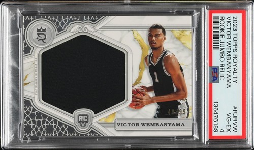 2023-24 Topps Royalty Rookie RC VICTOR WEMBANYAMA Game Worn Jumbo 