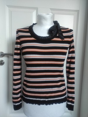MAX&CO MAX MARA Strickbluse Pullover langarm mit Schleife GR S