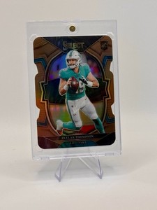 2022 Panini Select - Concourse Skylar Thompson #96 Copper Prizm Die-Cut 049/149