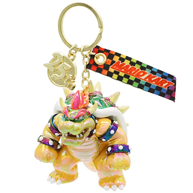 USJ Super Nintendo World Bowser 25TH Anniv. Mario Kart Keychain