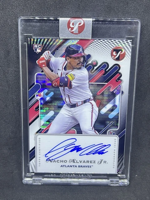 2025 Topps Pristine Black 1/1 Nacho Alvarez Jr. Rookie Auto RC PA-NA
