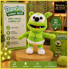 Juguetes de peluche gomosos cantantes de 30 cm/con voz musical oso gomoso muñecas de peluche peluche