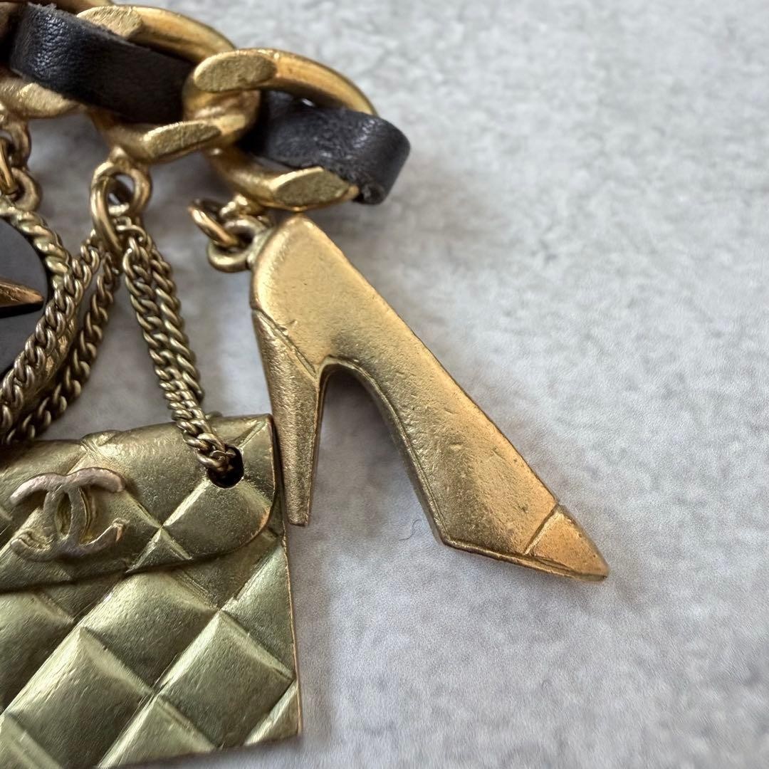 Rare CHANEL Vintage Brooch Icon Charm 94P Used image 7