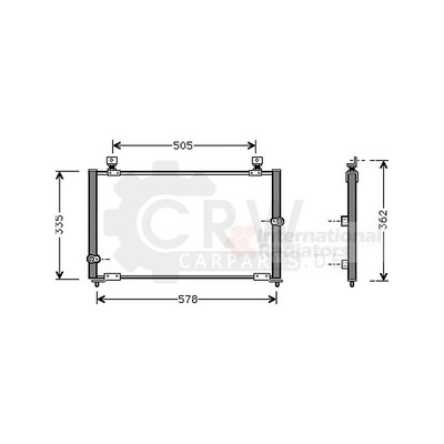 VAN WEZEL Kondensator Klimaanlage für Honda Accord V 1.9i 2.0i LS