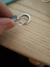 Engagement / Wedding Ring Set In Blue