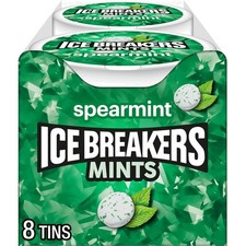 sugar free mints spearmint tins breath refreshment candies