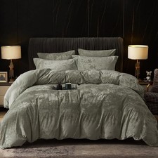 Truly Velvet Duvet Cover Set King Size 3pcs Ultra Soft Breathable Comforter