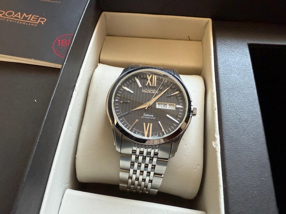 Reloj Automático Roamer of Switzerland Saturn Hecho en Suiza - ETA 2836-2 Foto 3 de 4