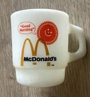 Vintage McDonalds Good Morning Sunshine Coffee Cup Mug Anchor Hocking FireKing