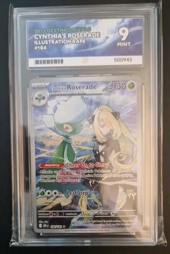 Cynthia’s Roserade - 184/182 - Destined Rivals Pokemon TCG Card - ACE 9 Mint