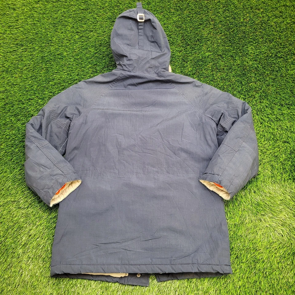 Vintage 70s Sears Parka Jacket Medium 23x30 Sherpa-Lined - Image 2 of 4