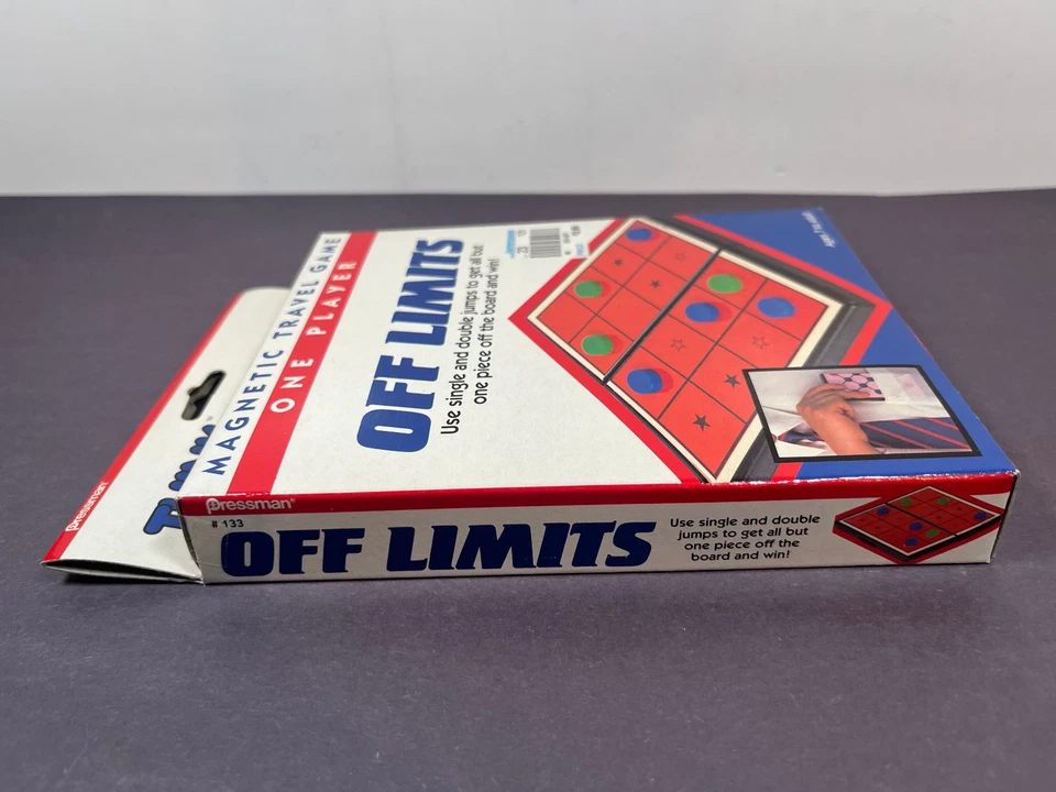 Pressman Think Games Travel Game OFF LIMITS #133 1990 NEW SEALED - Image 4 of 4