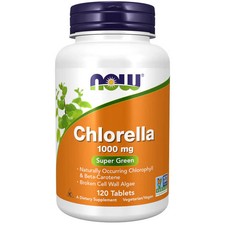 Chlorella 120 Tabs 1000 Mg by Now Foods