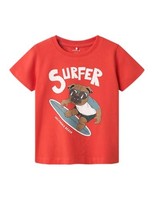 Name It Nmmfrolle Ss Top, GrößE M, Farbe Blau, Baumwolle, Damenoberteil