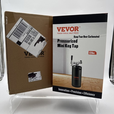 #ad VEVOR Beer Growler Tap System 128Oz 4L Mini Keg 304 Stainless Steel Pressurize $47.50