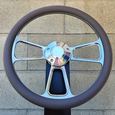 14 Wheel W Grey Half Wrap Horn Hub 1964-66 Chevy Pontiac Olds Buick 14 Wheel W Grey Half Wrap Horn Hub 1964-66 Chevy Pontiac Olds Buick