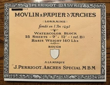 Arches 140 Lb Paper 9”x12” approx. 18 Sheets