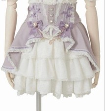 Liz Lisa Ladder Cache Coeur Skirt Lavender Purple Size S Elegant Aline Short Jap
