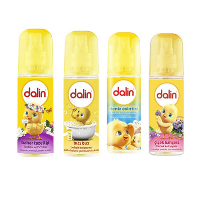 Dalin Baby Cologne Kolonya Bici Bici 150ml in Sprühdose verschiedene Sorten