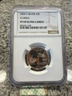 2004 S FLORIDA STATE QUARTER NGC PR69 Ultra Cameo 90% Silver Proof 082615