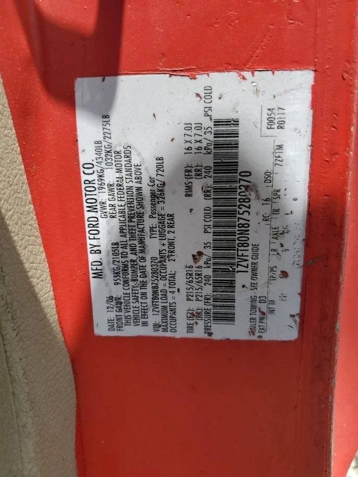 Automatic Transmission 5 Speed 4.0L SOHC Thru 2/05/07 Fits 07 MUSTANG 2594436 Foto 2 de 4